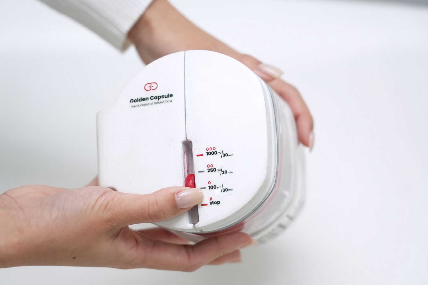 Cámara presurizada que puede colocarse en cualquier sitio